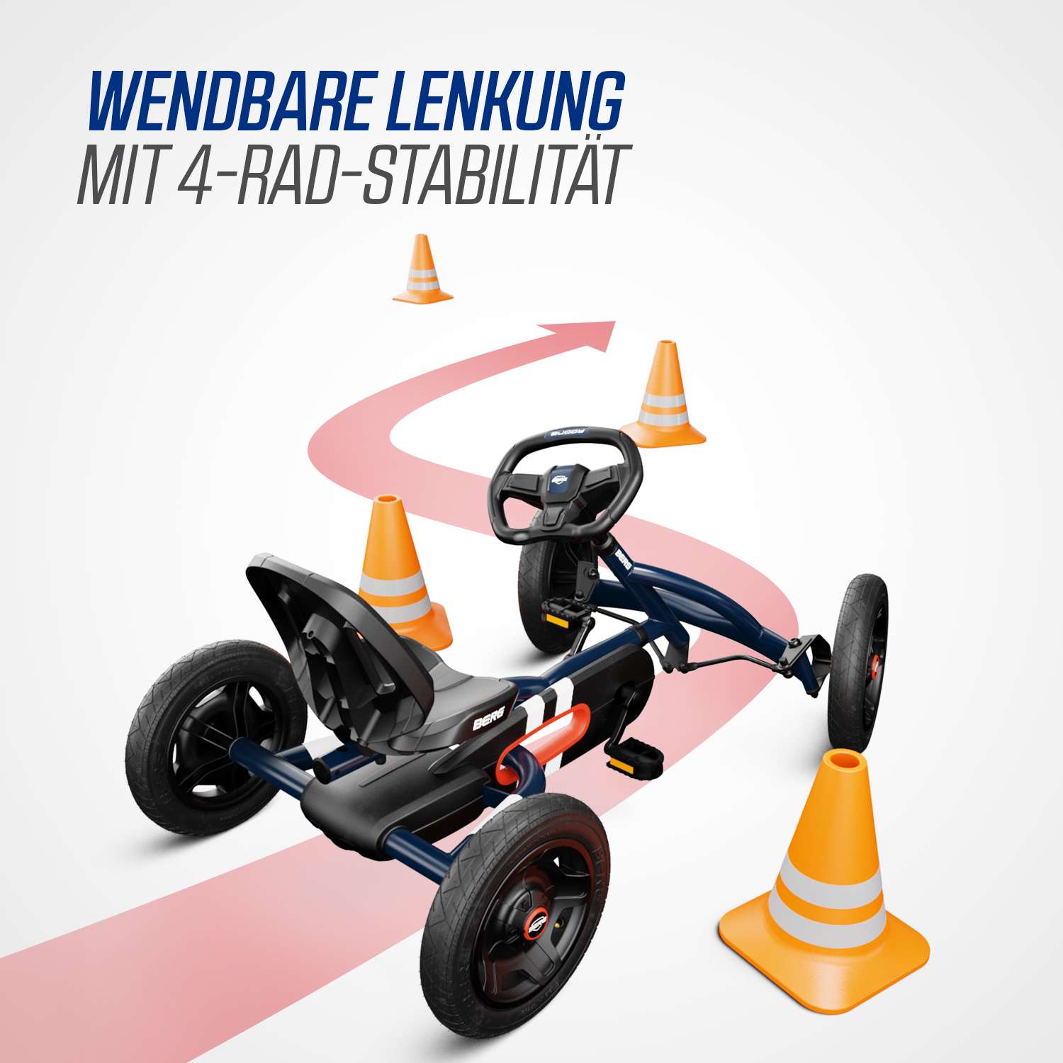 BERG Gokart Buddy Classic Blue (40 Jahre BERG) BERG Gokart Buddy Classic Blue (40 Jahre BERG)